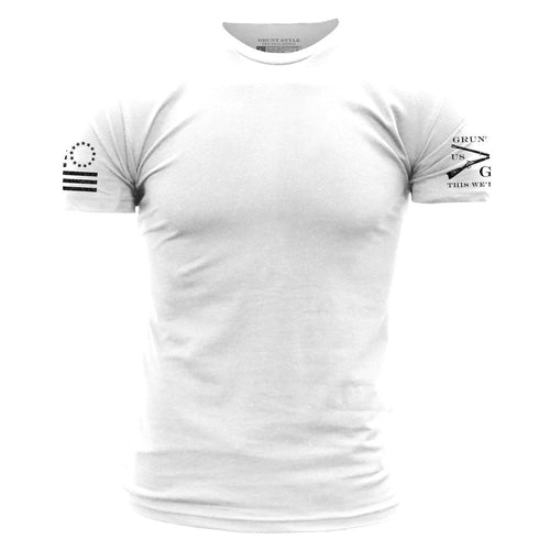 Grunt Style Betsy Ross Basic T-Shirt - White T-Shirt