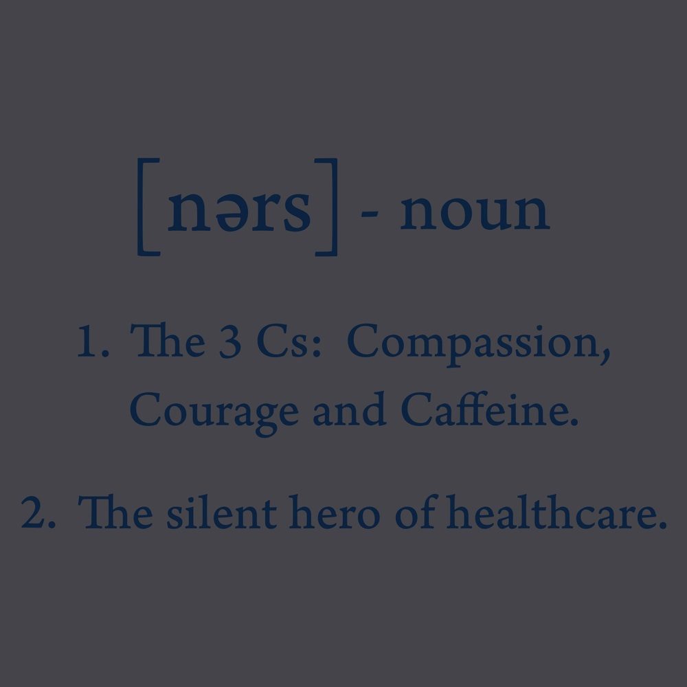 Grunt Style Nurse Defined Full-Zip Hoodie - Dark Heather Gray artwork