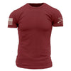 Grunt Style Essential Patriot T-Shirt - Red Plum T-Shirt