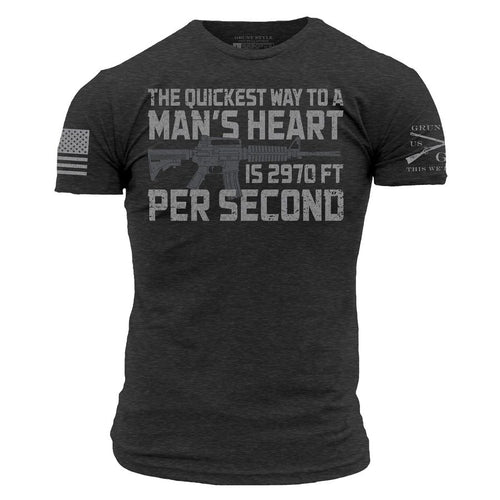Grunt Style Quickest Way T-Shirt - Charcoal T-Shirt