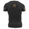 Grunt Style Worn Flag Men's Tee - Charcoal T-Shirt