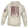 Grunt Style Rifle Flag Hoodie - Sand hoodies