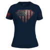 Grunt Style Women's Super Patriot Tee - Midnight Navy T-Shirt