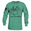Grunt Style Grinch Grows Long Sleeve - Heather Forest Green ls tees