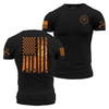 Grunt Style Haunted Flag T-Shirt - Black 