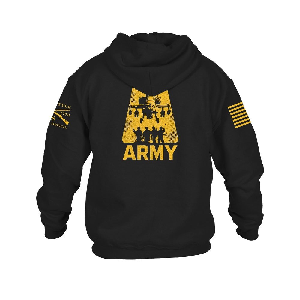 Grunt Style Army A-Team Hoodie - Black hoodies