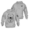 Grunt Style USN - No Quarter Given Hoodie - Sport Gray hoodies