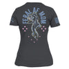 Grunt Style Women's Feral AF Mom Slim Fit T-Shirt - Heavy Metal T-Shirt