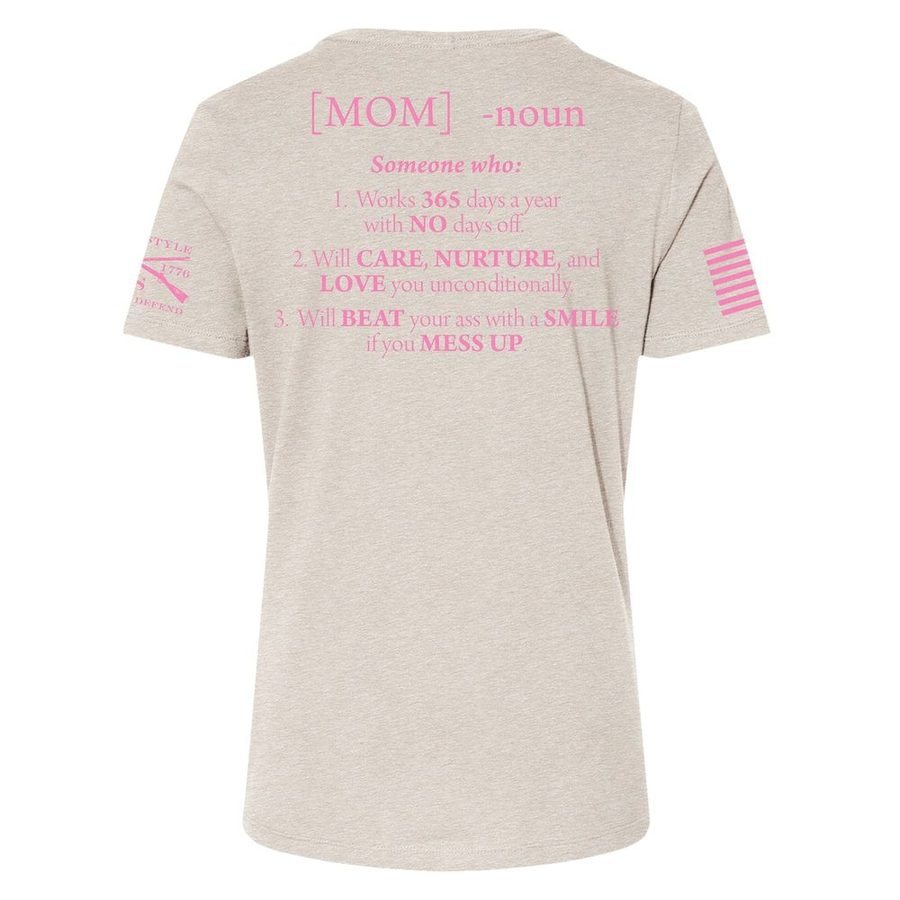 Grunt Style Women's Mom Defined Relaxed Fit T-Shirt - Oatmeal Triblend T-Shirt