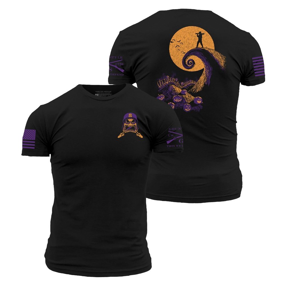 Grunt Style Night Raid Before Christmas T-Shirt - Black T-Shirt