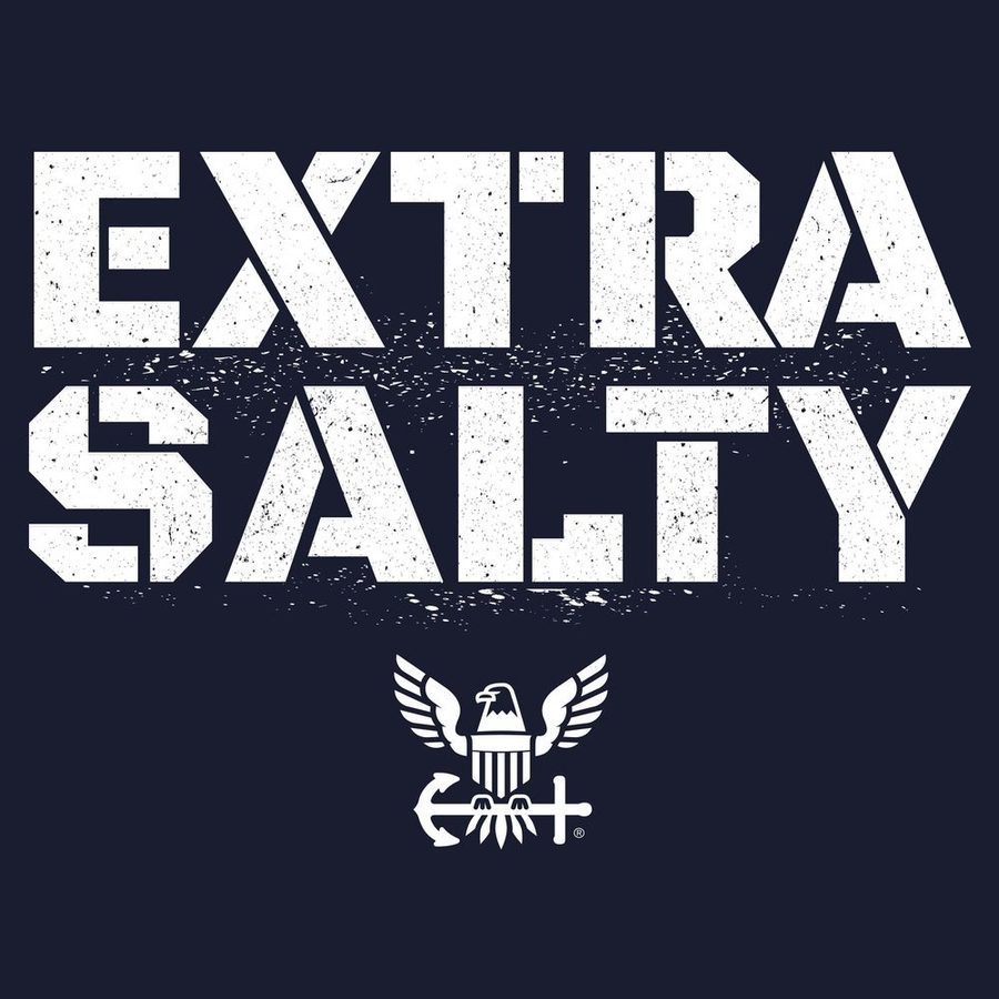 Grunt Style USN - Extra Salty T-Shirt - Navy T-Shirt