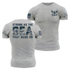 Grunt Style USN - Forged By The Sea - Athletic Heather T-Shirt