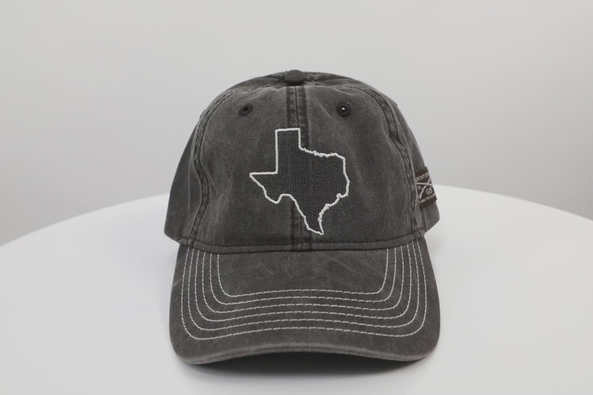 Texas Embroidered Charcoal Hat | Grunt Style 