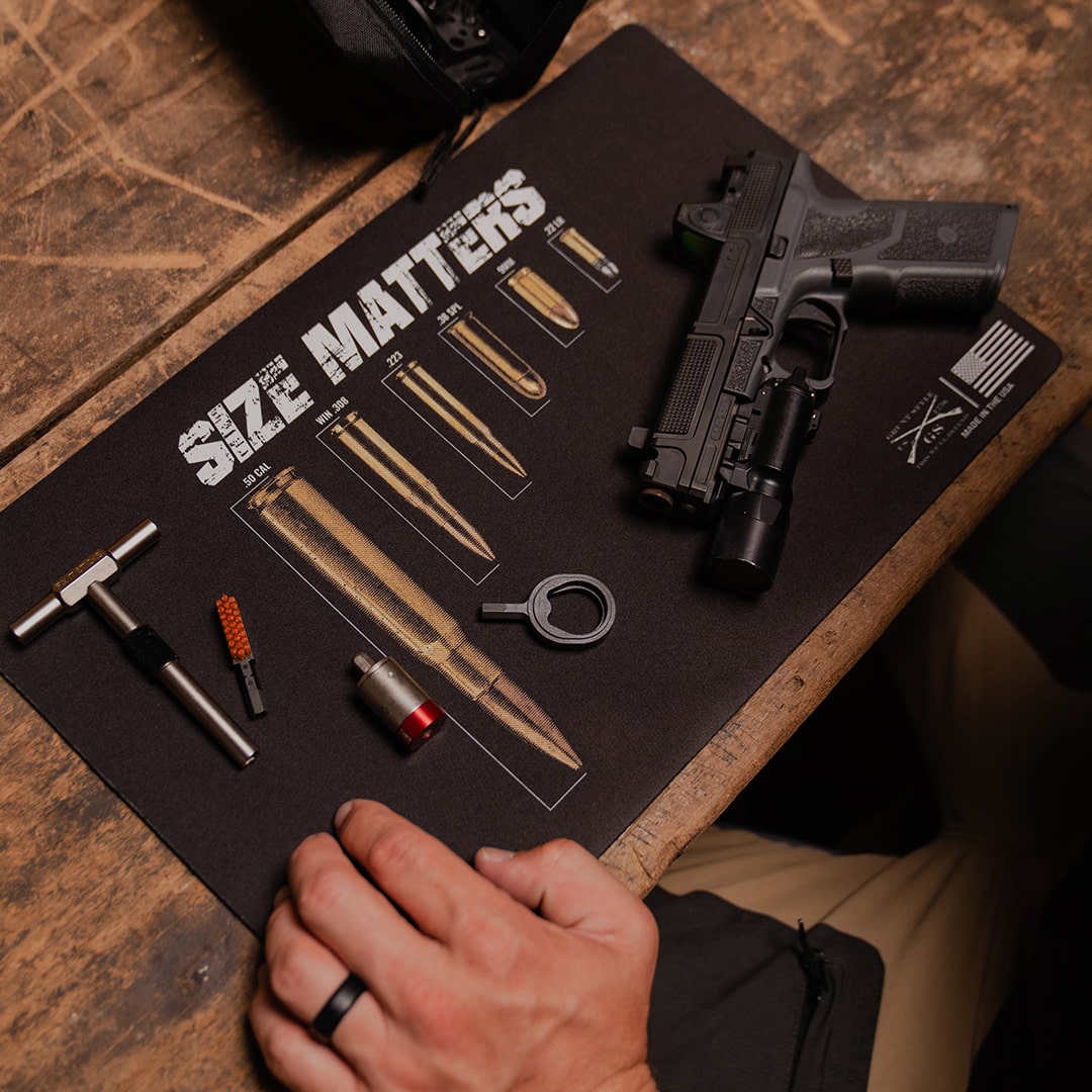 Size Matters Firearm Cleaning Mat | Grunt Style 