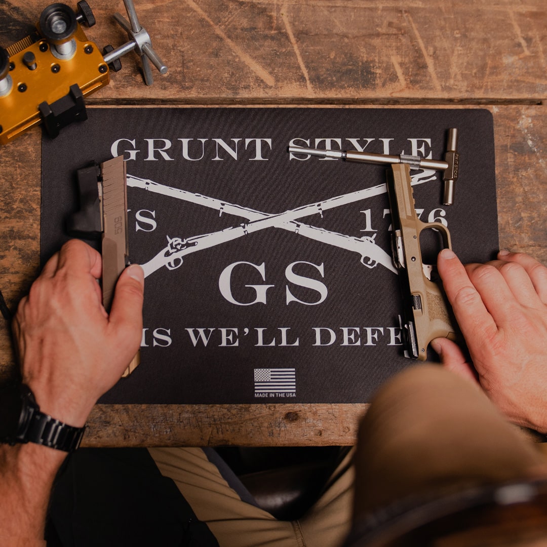 Grunt Style Logo  Gun Cleaning Mat | Grunt Style 