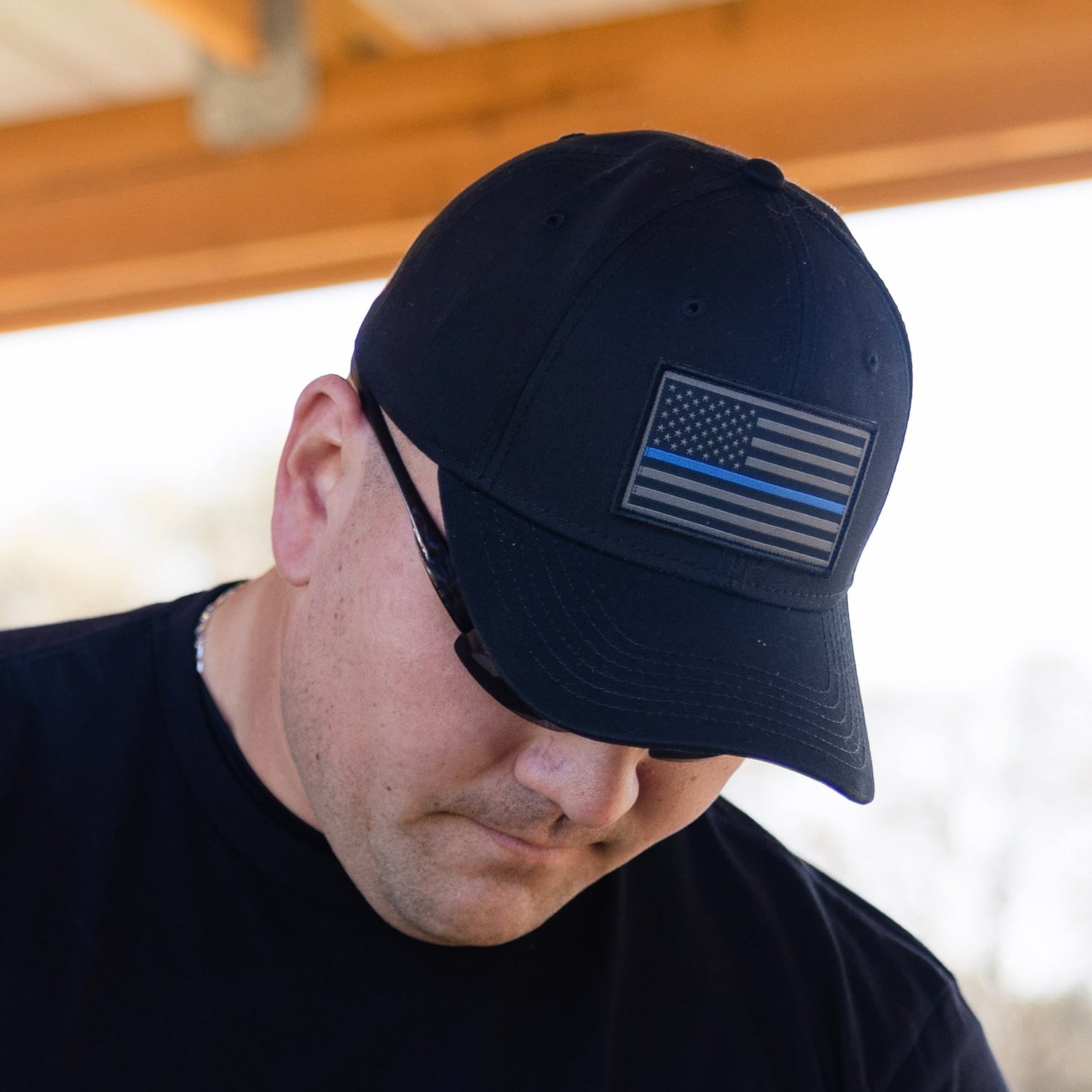 Blue Line Flag Support Hat | Grunt Style 