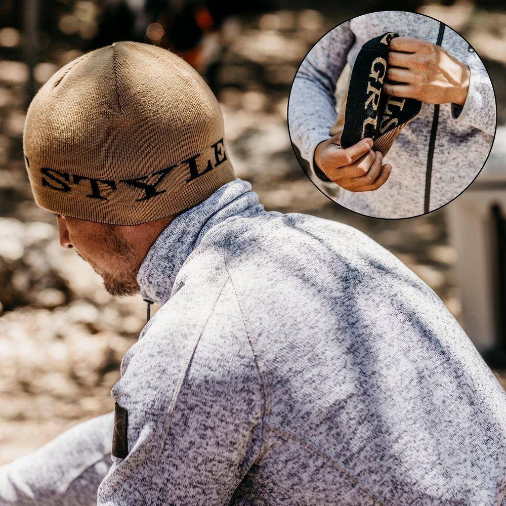 帽子 GuruGuruBeanie (Black&Mint Reversible) Reversible Skull Cap Beanie – Grunt Style, LLC