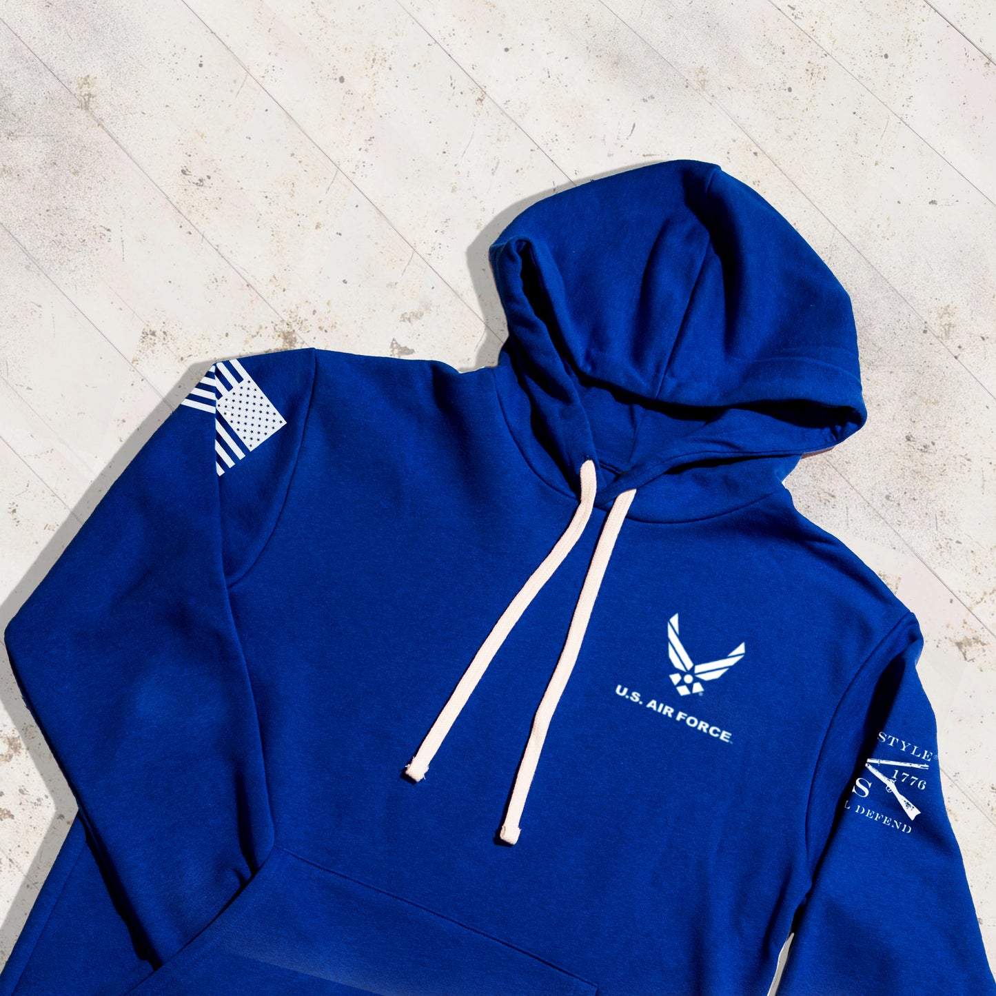 Air Force Basic Logo Hooded Pullover | Grunt Style 
