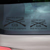 Full Logo 9" Black Decal | Grunt Style