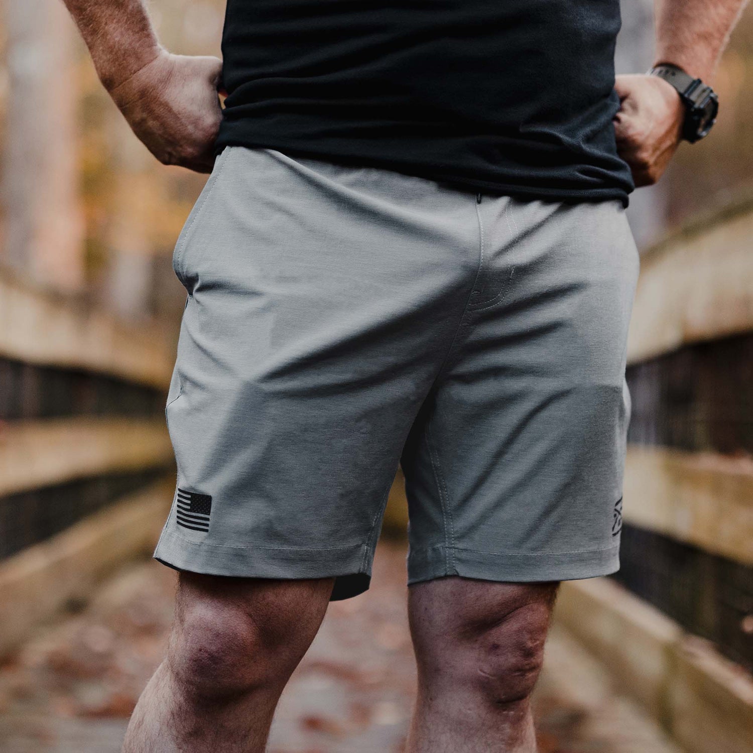 Men's Utility Shorts 2.0 Light Grey | Grunt Style 