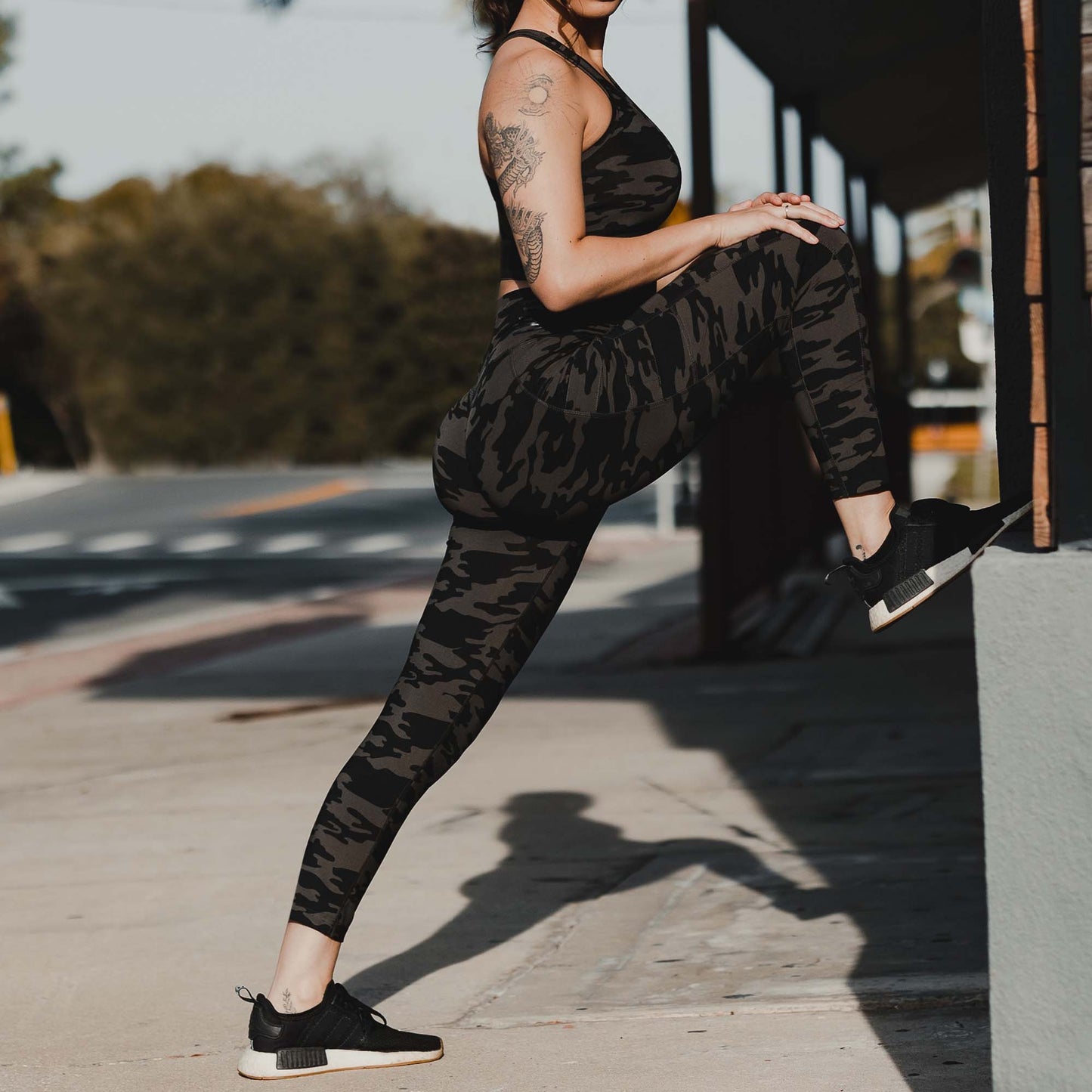Women's GS Utility Legging - Black Camo | Grunt Style 