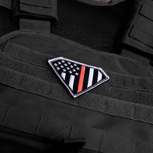 Red Line Crest Embroidered Patch
