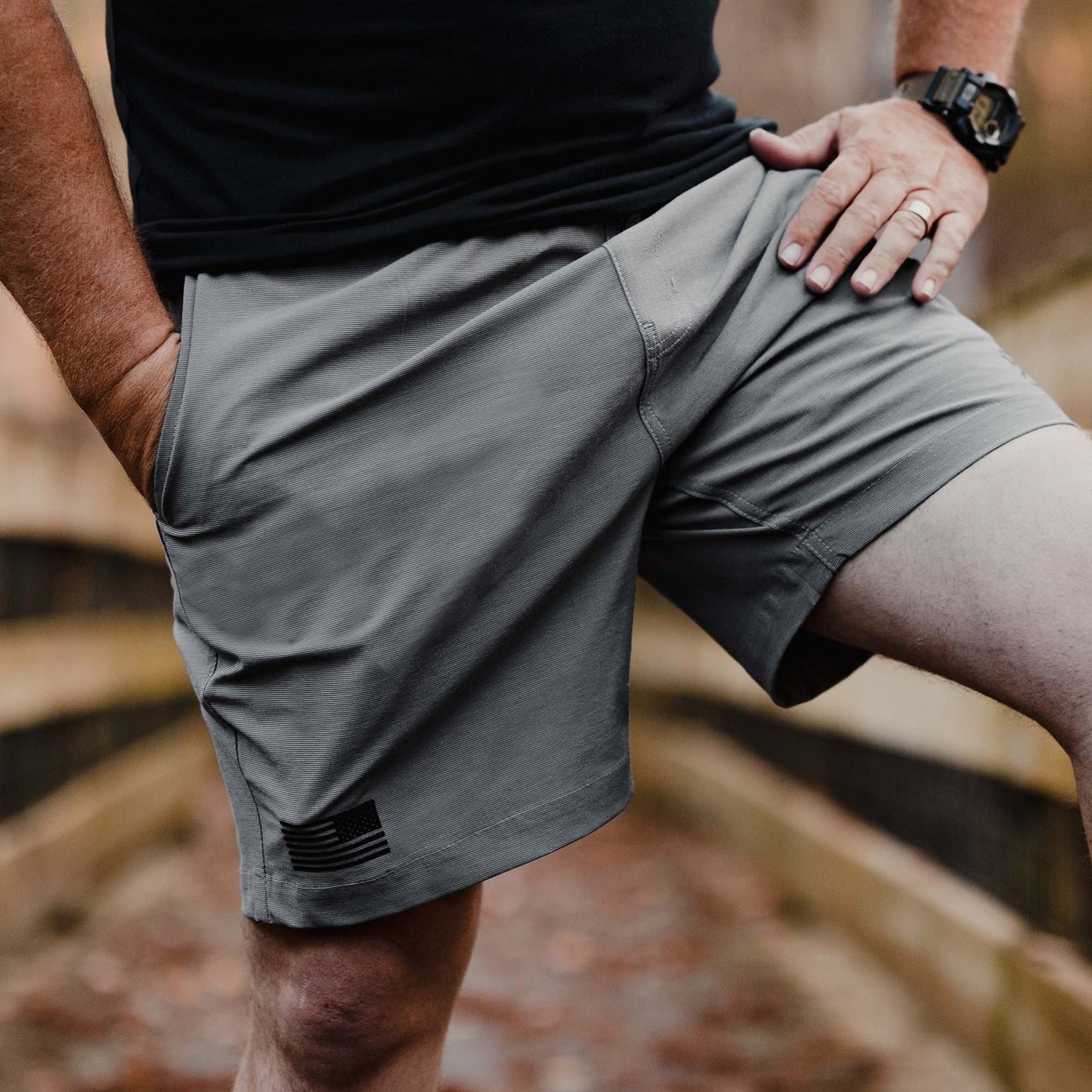Utility Shorts 2.0 - Light Grey for Men | Grunt Style 