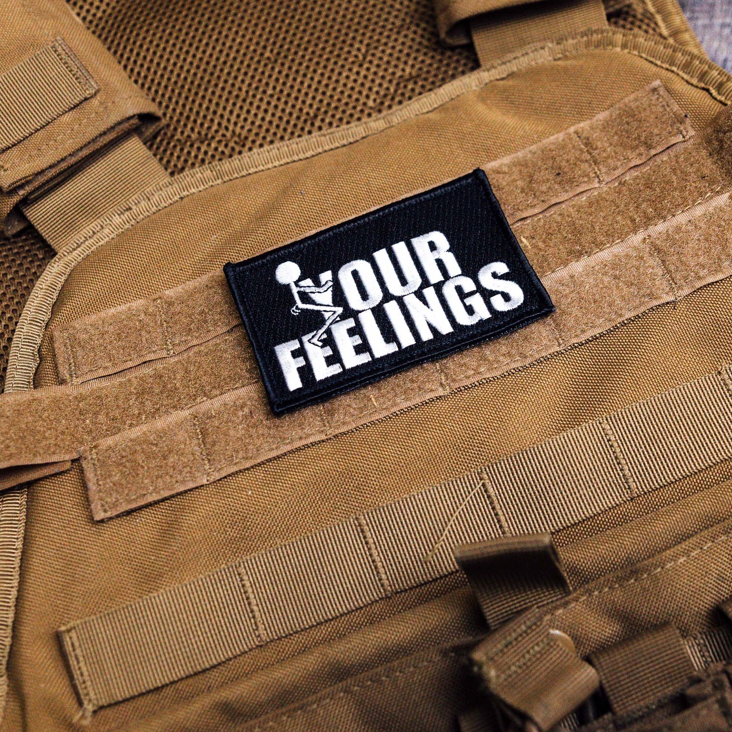 Embroidered F*ck Your Feelings Patch | Grunt Style