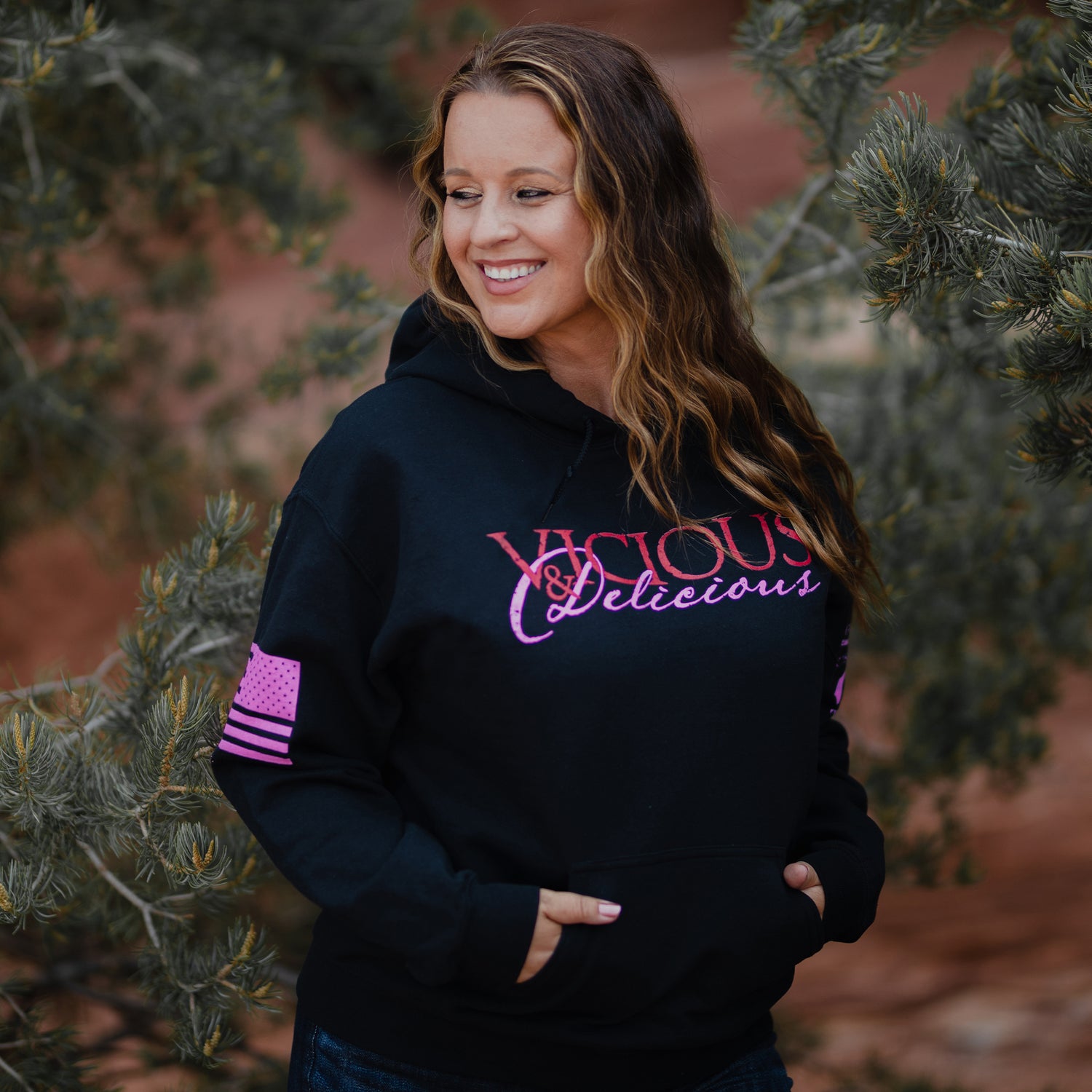 Vicious & Delicious Hooded Sweatshirt for Women | Grunt Style 