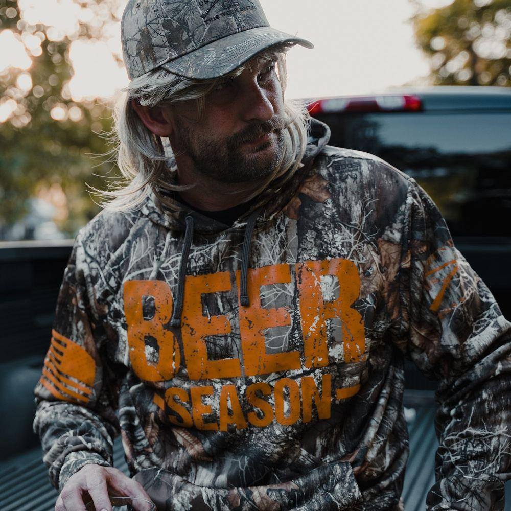 Realtree Edge® Beer Season Hoodie All Over Camo Grunt Style, LLC