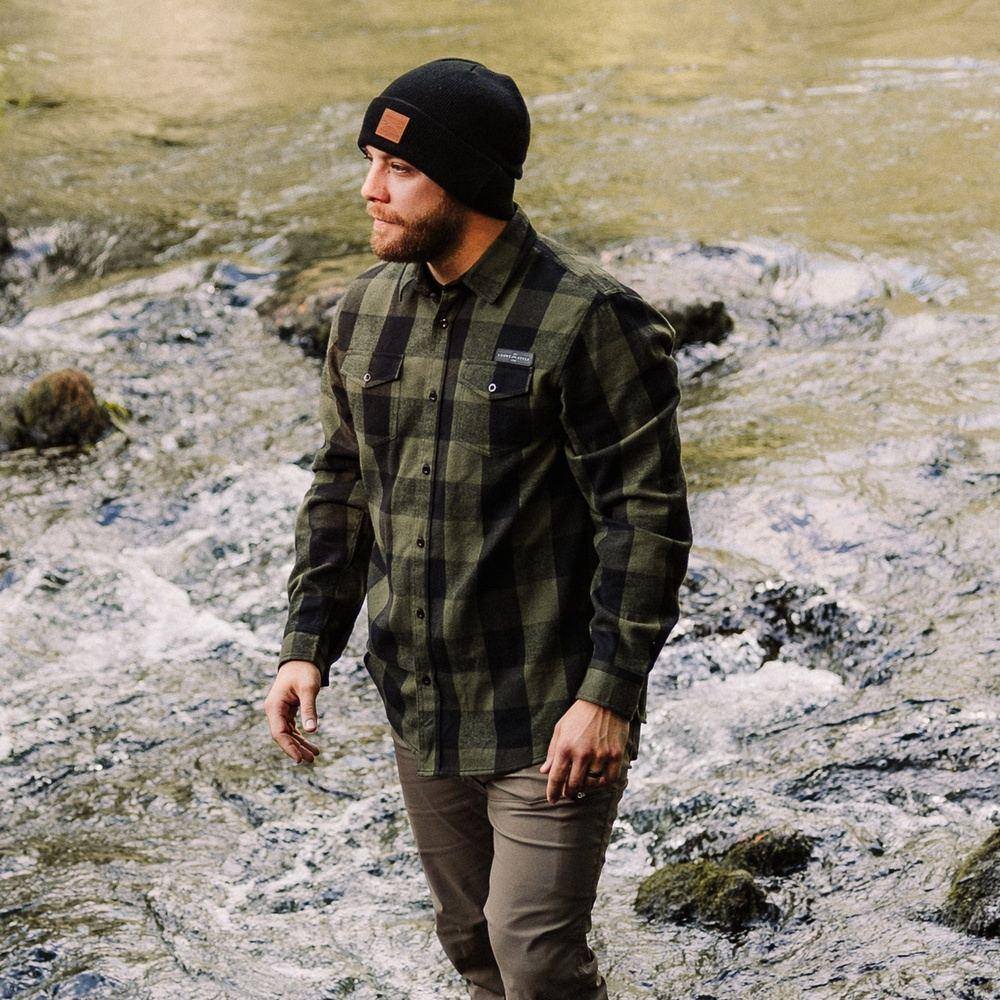 Plaid Flannel Style Men Korean Shirts Mens: Oversized Plaid Shirt