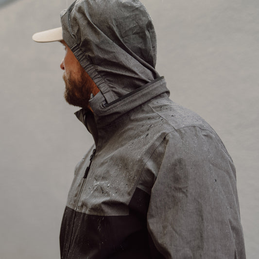 Men's GS Premium Rain Jacket - Black | Grunt Style 