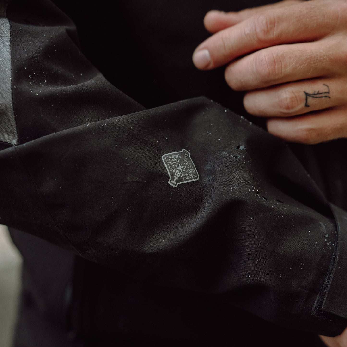 Men's Premium Rain Jacket - Black | Grunt Style 