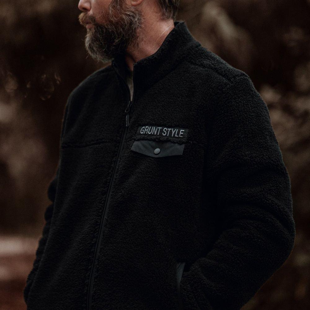 Sherpa Jacket - Black – Grunt Style, LLC
