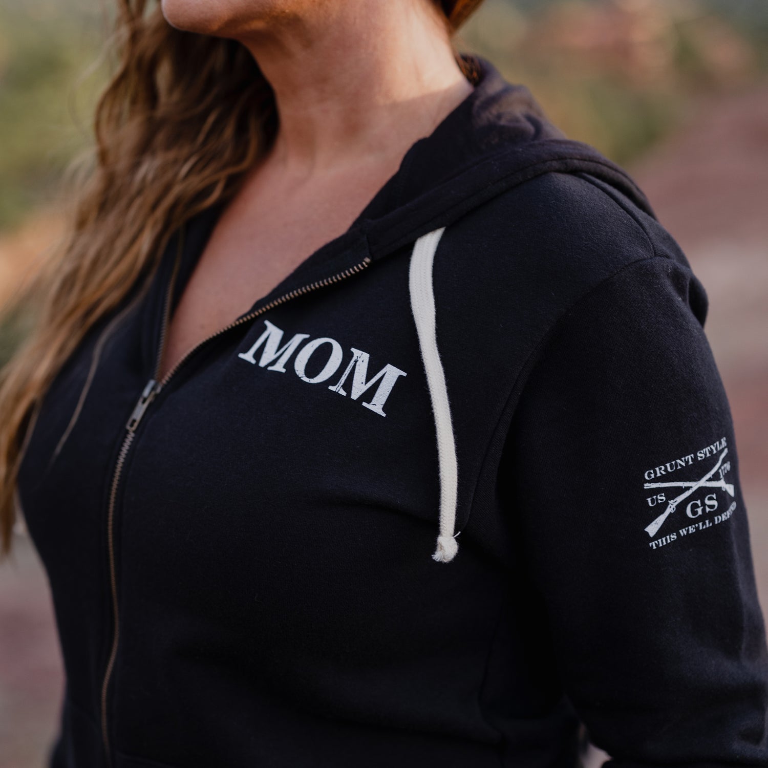 Ladies' Mom Defined Full-Zip Hoodie | Grunt Style 