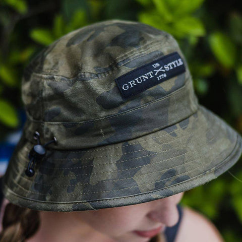 Camo Bucket Hat  Patriotic Gear – Grunt Style, LLC