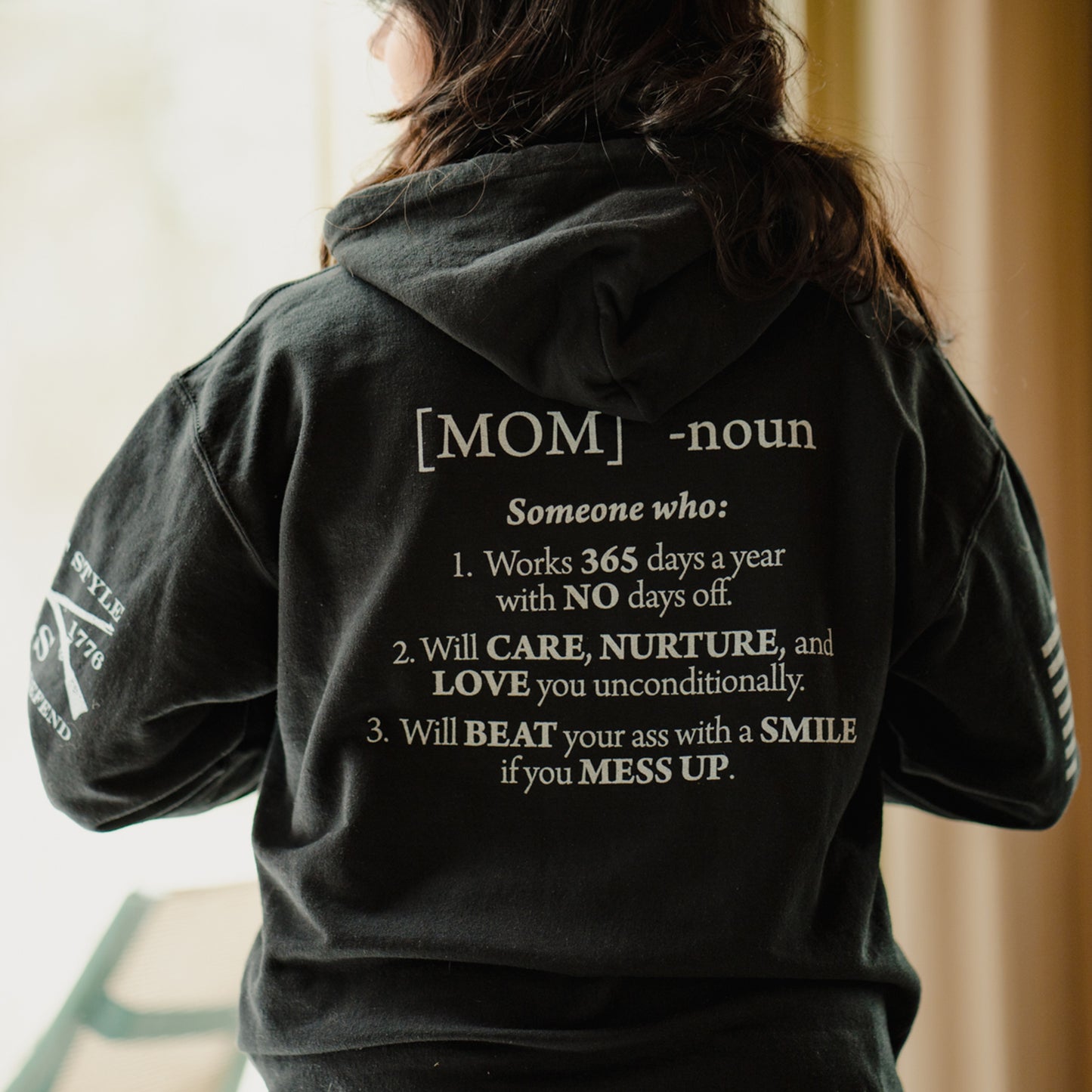 Graphic Mom Defined Hoodie  | Grunt Style 