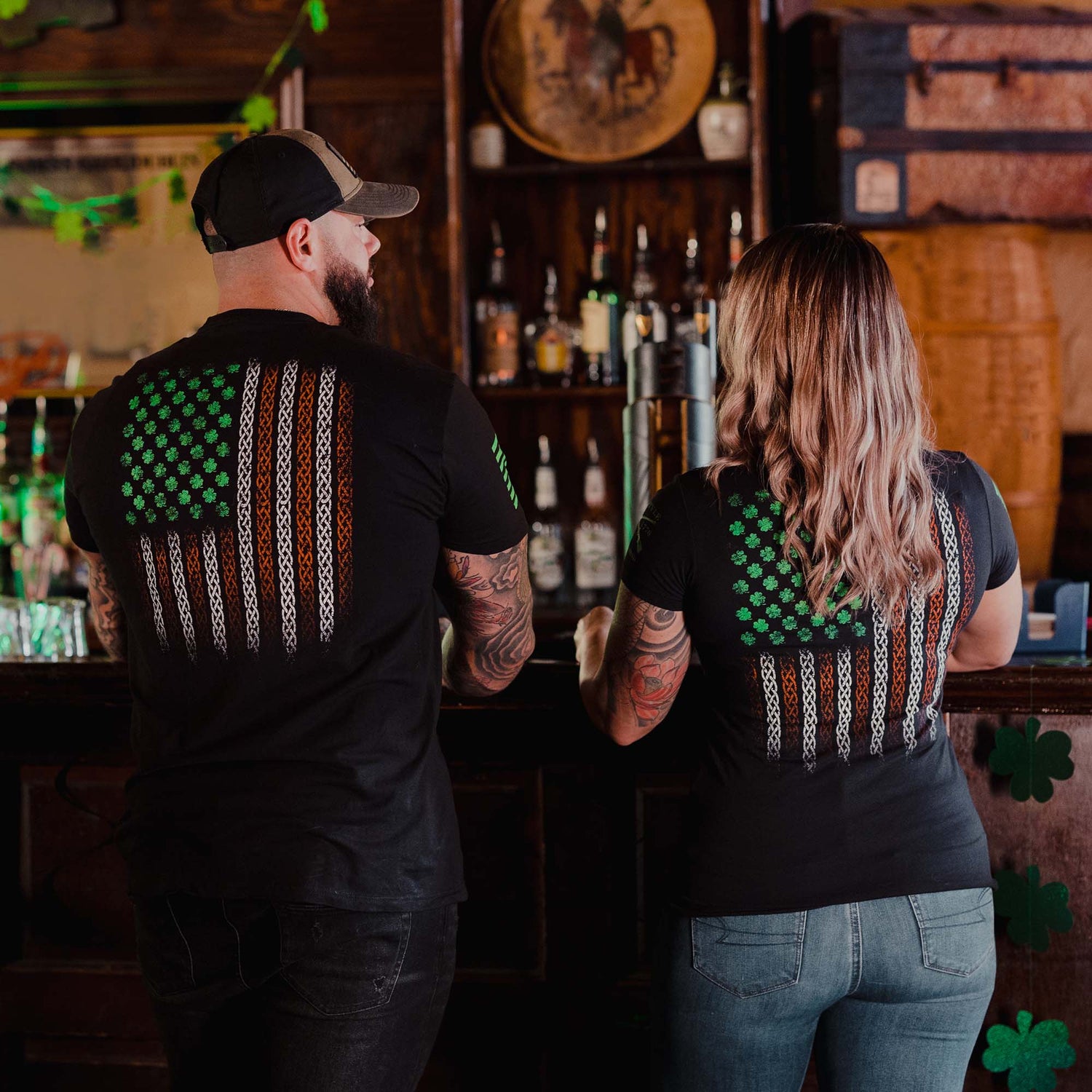 This We'll Defend Irish Colors Graphic Tees | Grunt Style 