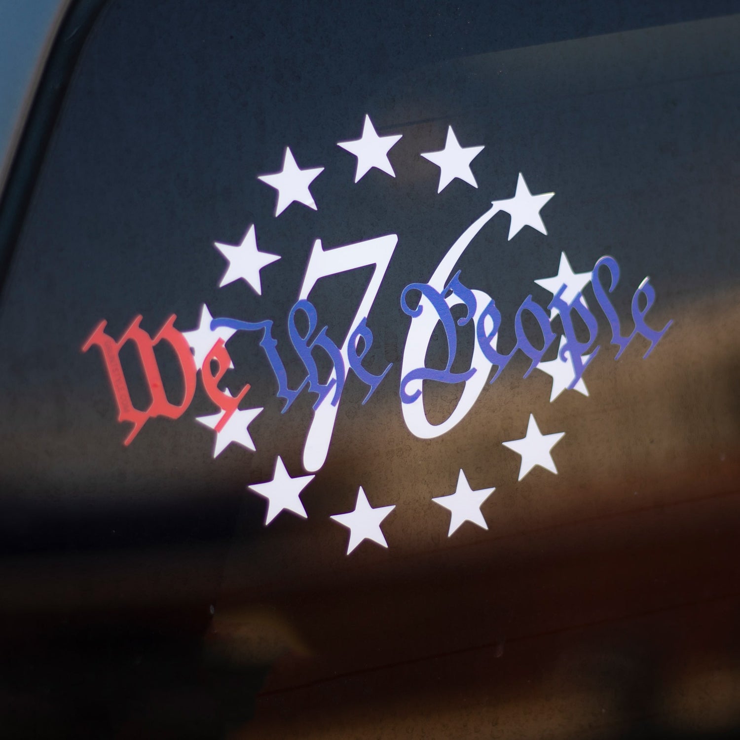 We The People Vehicle Decal 