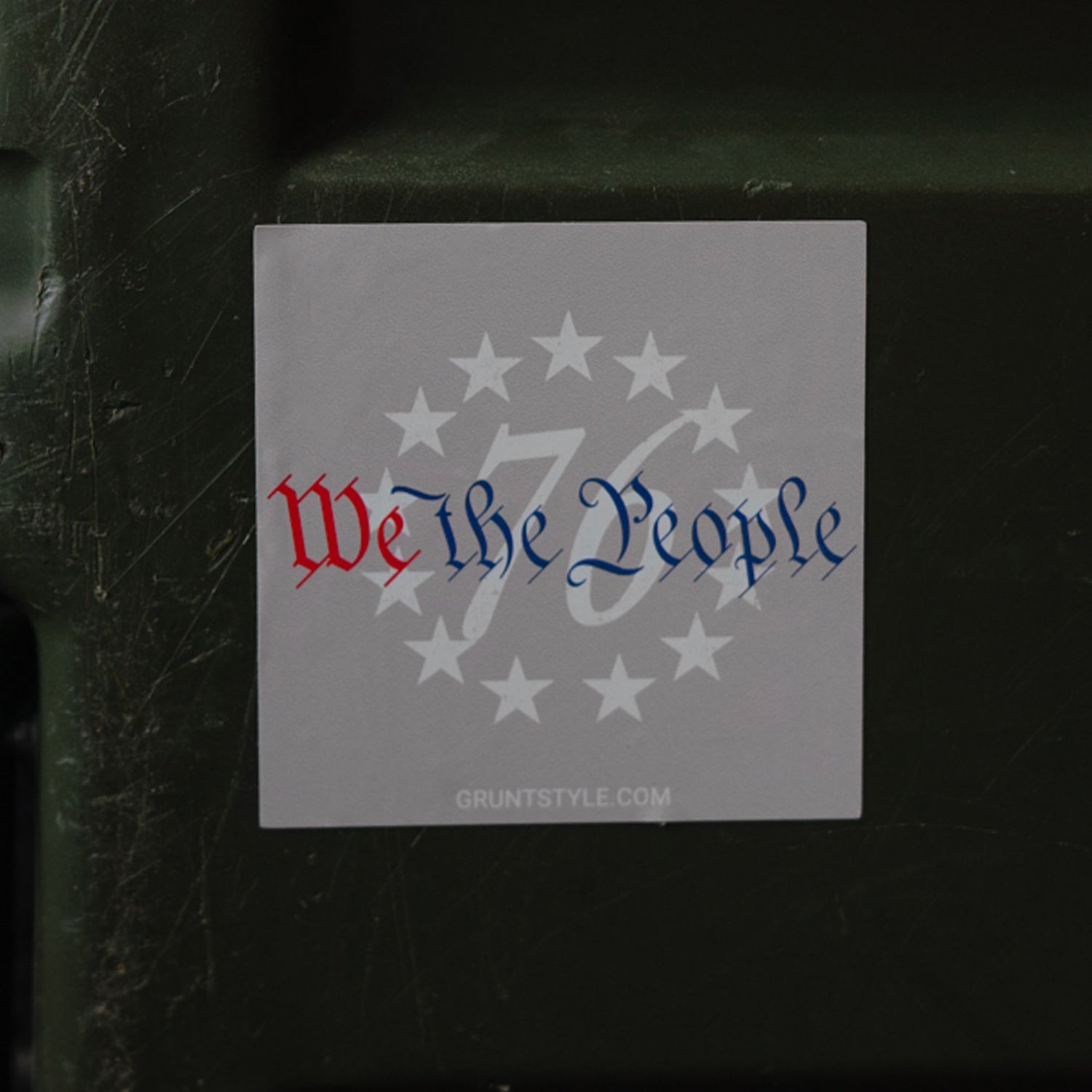 We The People Patriotic Sticker 