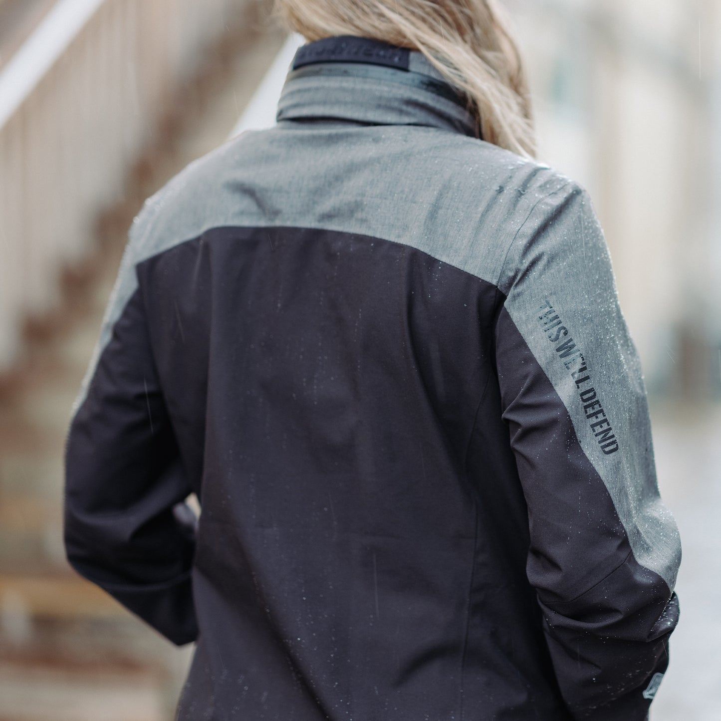 Women's Premium Rain Jacket - Black | Grunt Style 