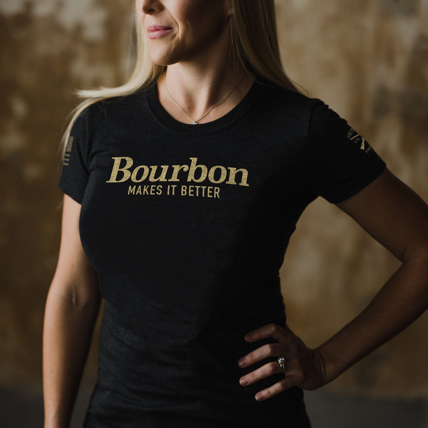 Women's Tee Bourbon Makes It Better  | Grunt Style 
