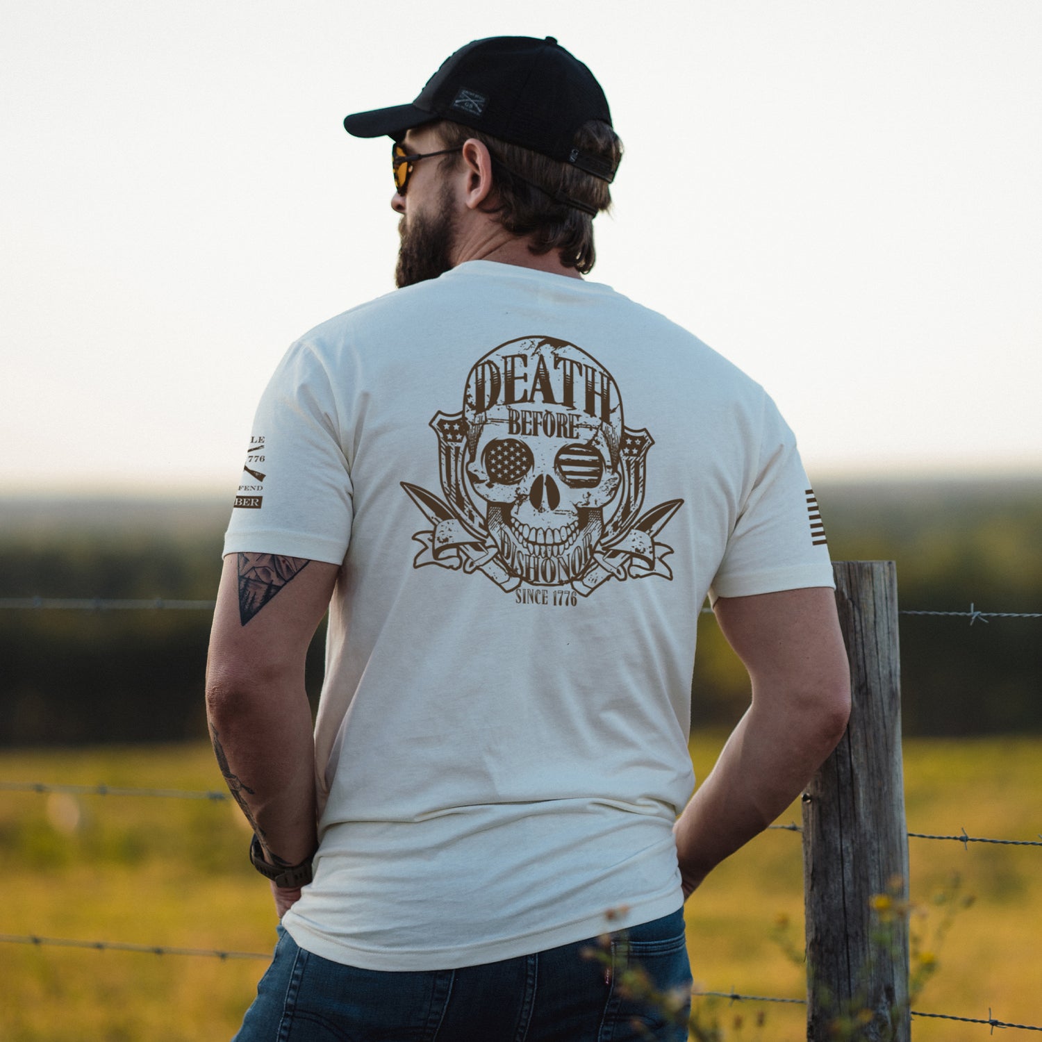 Men's Graphic tee Death before dishonor  | Grunt Style  