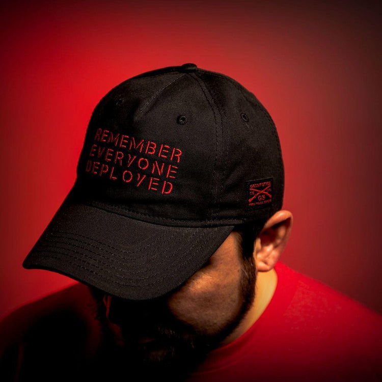 R.E.D. All Forces Hat - Red and Black | Grunt Style 