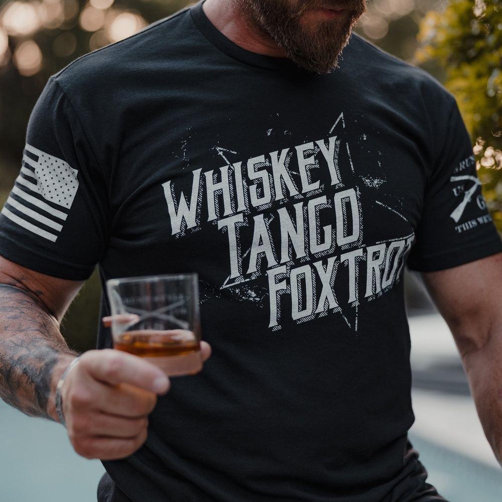Men's Graphic Tee Whiskey Tango Foxtrot WTF  | Grunt Style 
