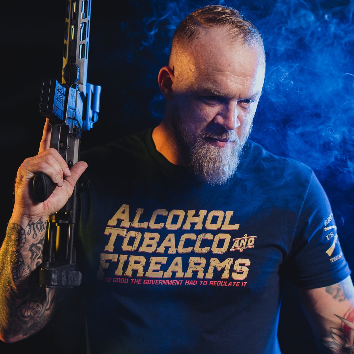 Patriotic Shirts for Men | Alcohol, Tobacco, Firearms 