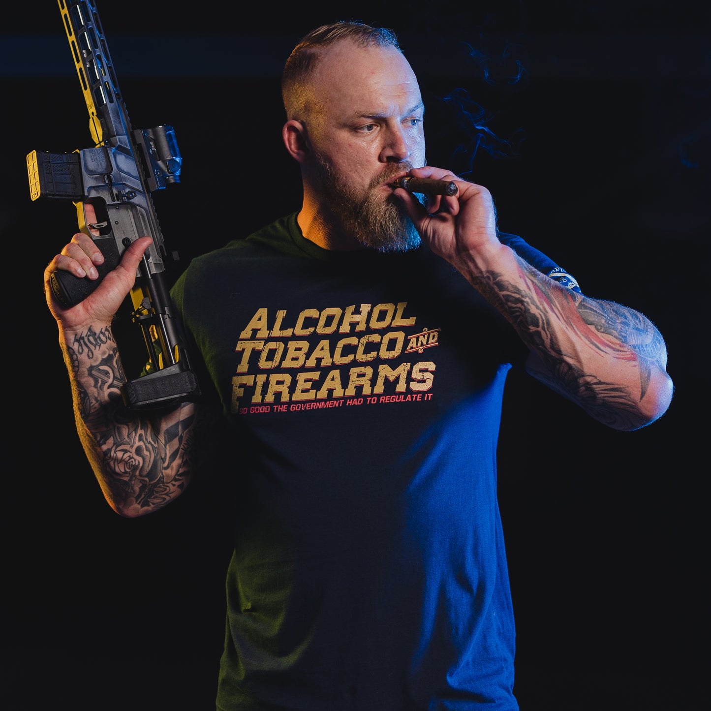 Men's 2A  Tee | Alcohol, Tobacco, Firearms  | Grunt Style  