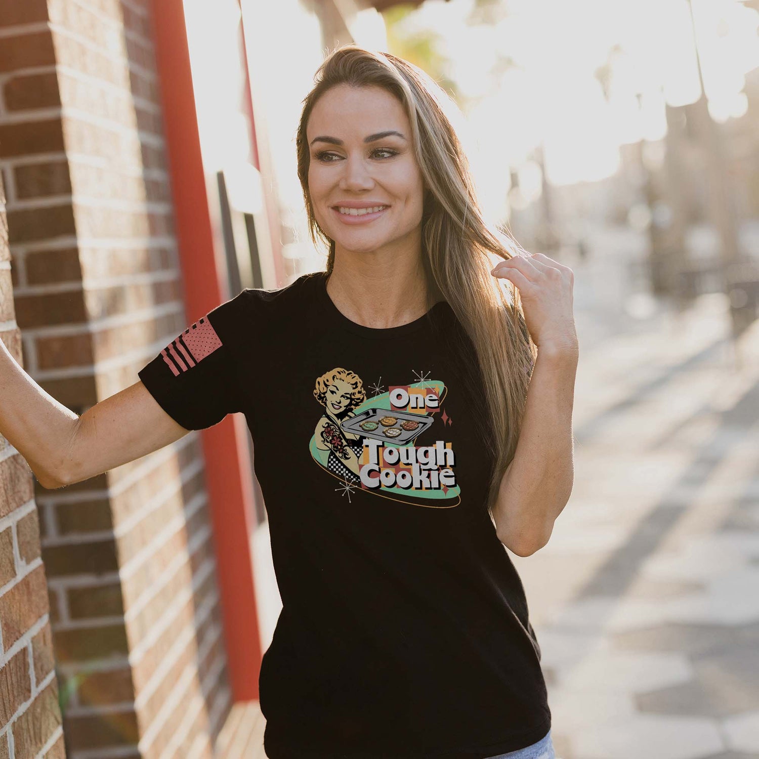 Women's Graphic Tee One Tough Cookie | Grunt Style 