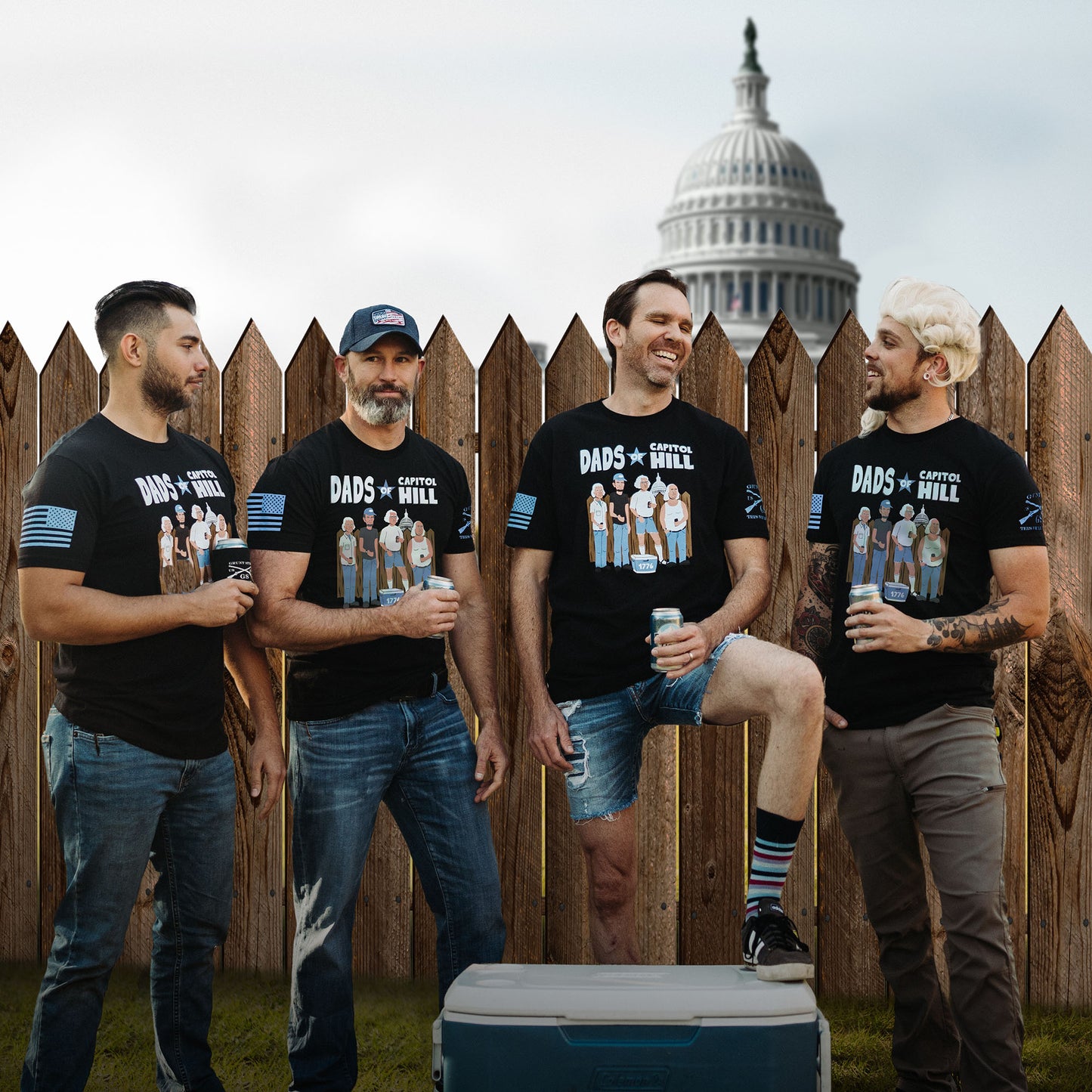 Dads of Capitol Hill Tee for Men | Grunt Style