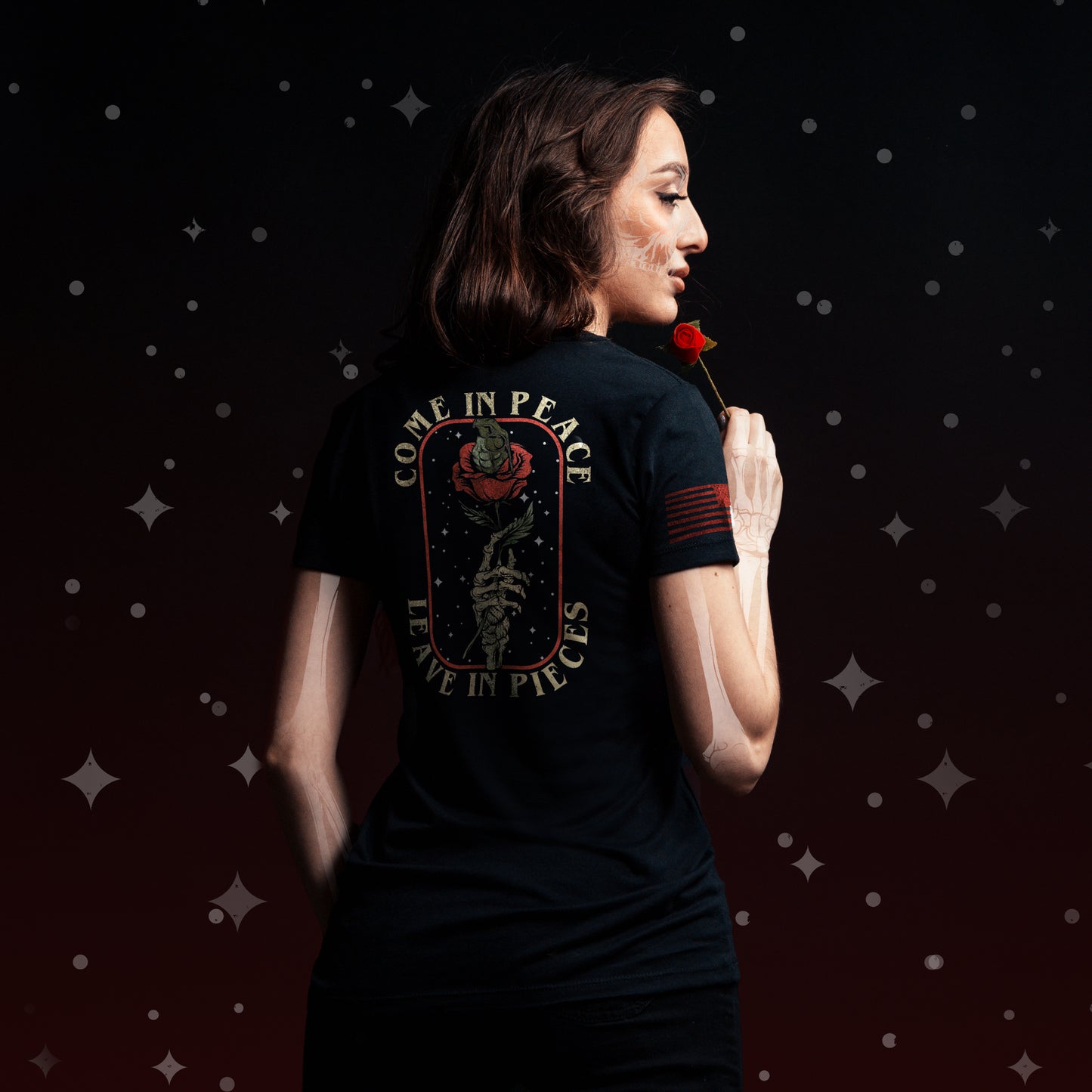 Death Rose Tee for Ladies | Grunt Style 